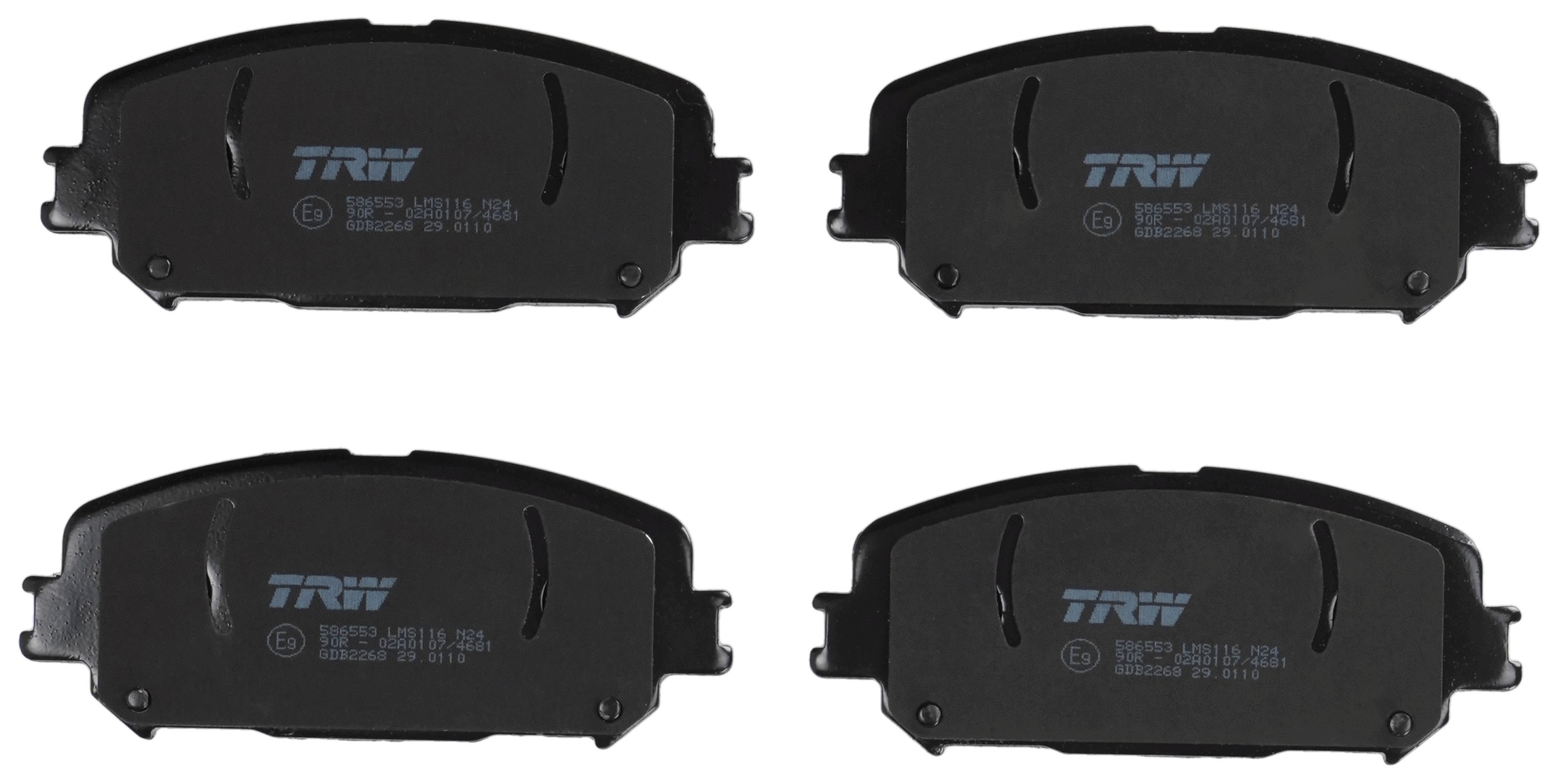 Pastiglie freno TRW GDB2268