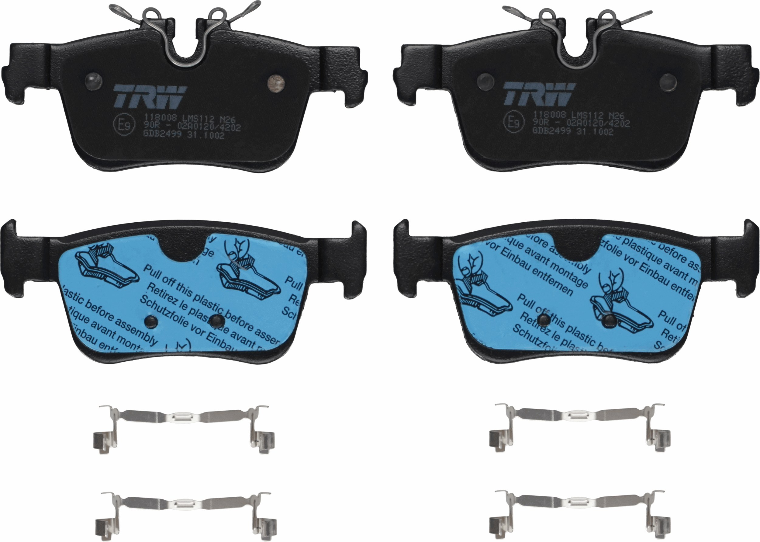 Pastiglie freno TRW GDB2499