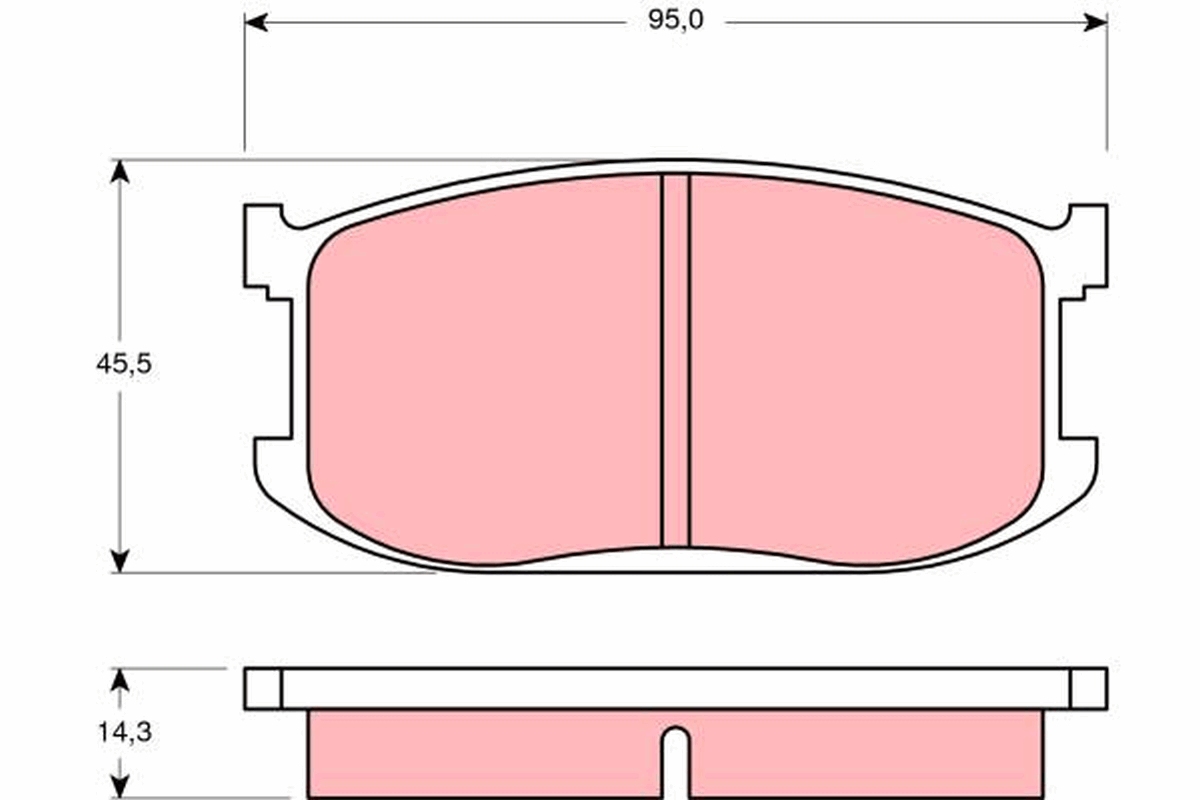 Pastiglie freno TRW GDB252