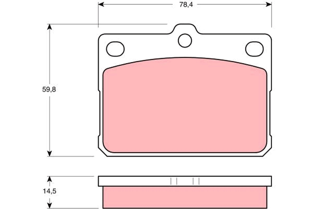 Pastiglie freno TRW GDB295