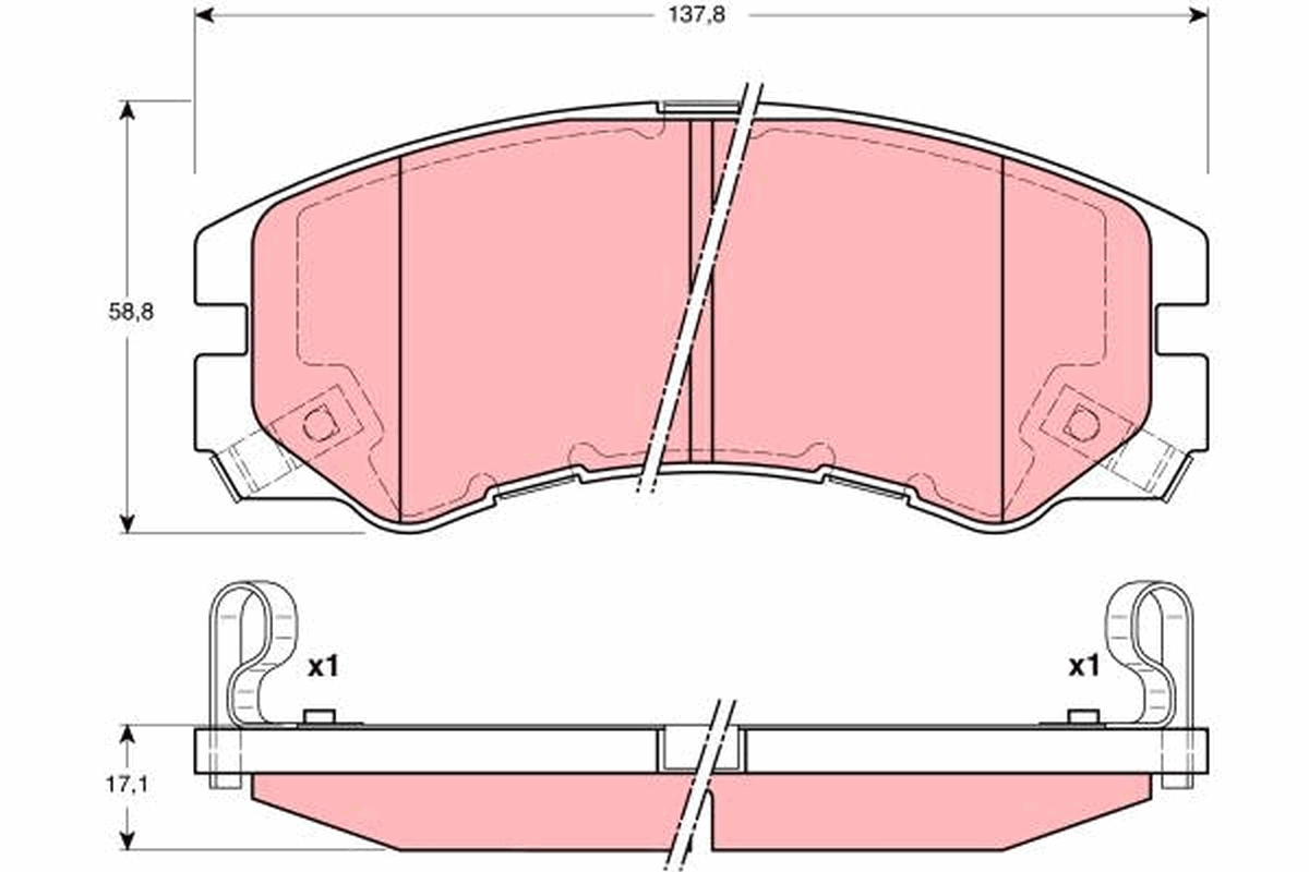 Pastiglie freno TRW GDB3162