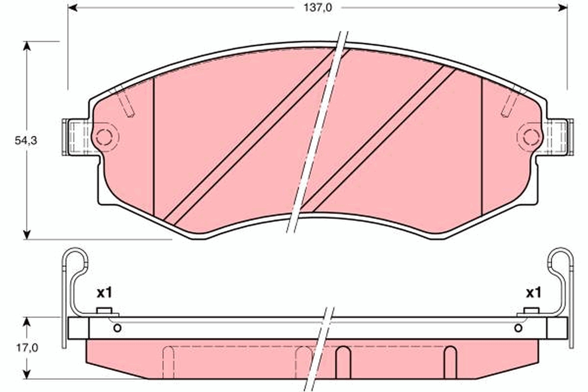 Pastiglie freno TRW GDB3169