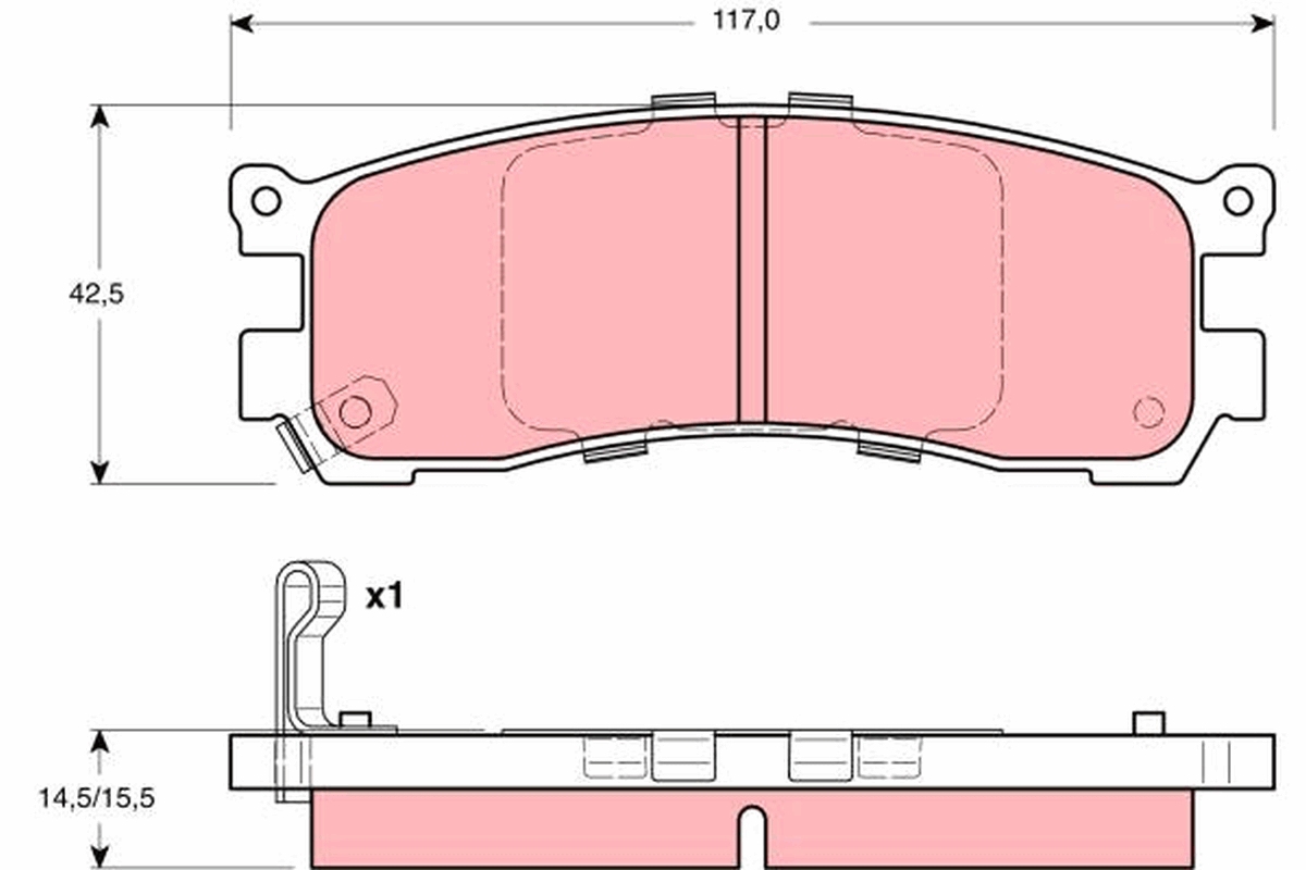Pastiglie freno TRW GDB3179