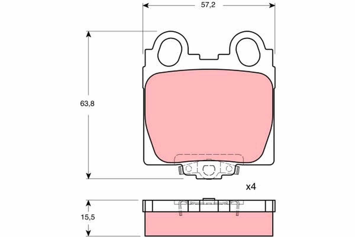Pastiglie freno TRW GDB3233