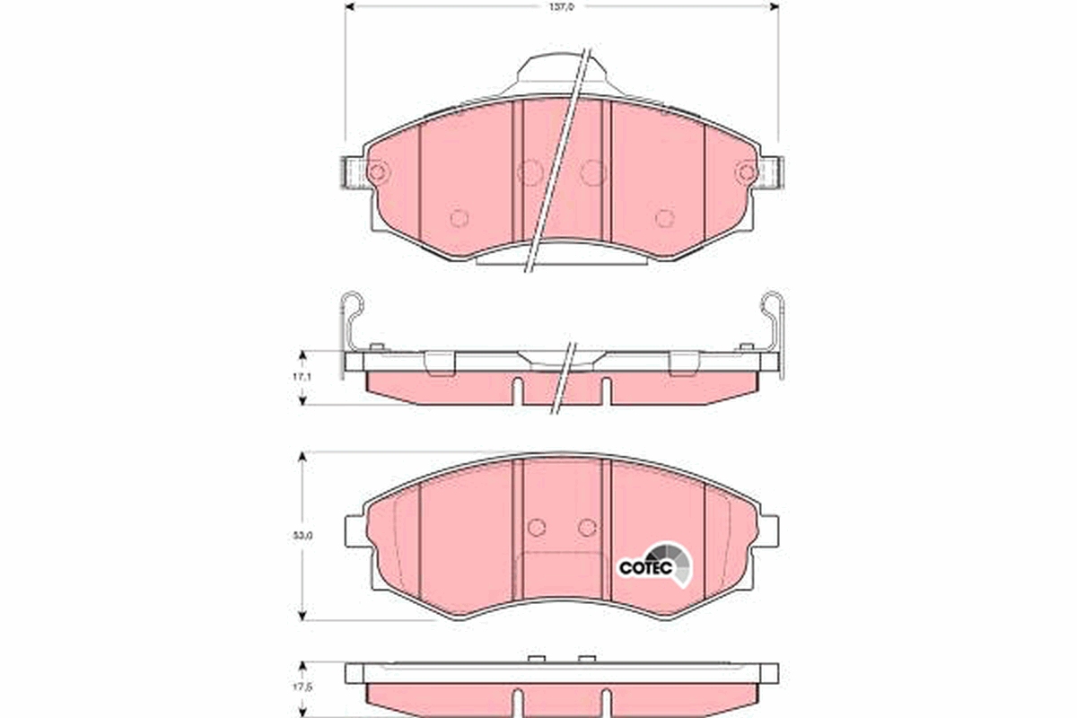 Pastiglie freno TRW GDB3256