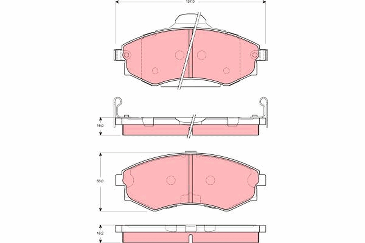 Pastiglie freno TRW GDB3259