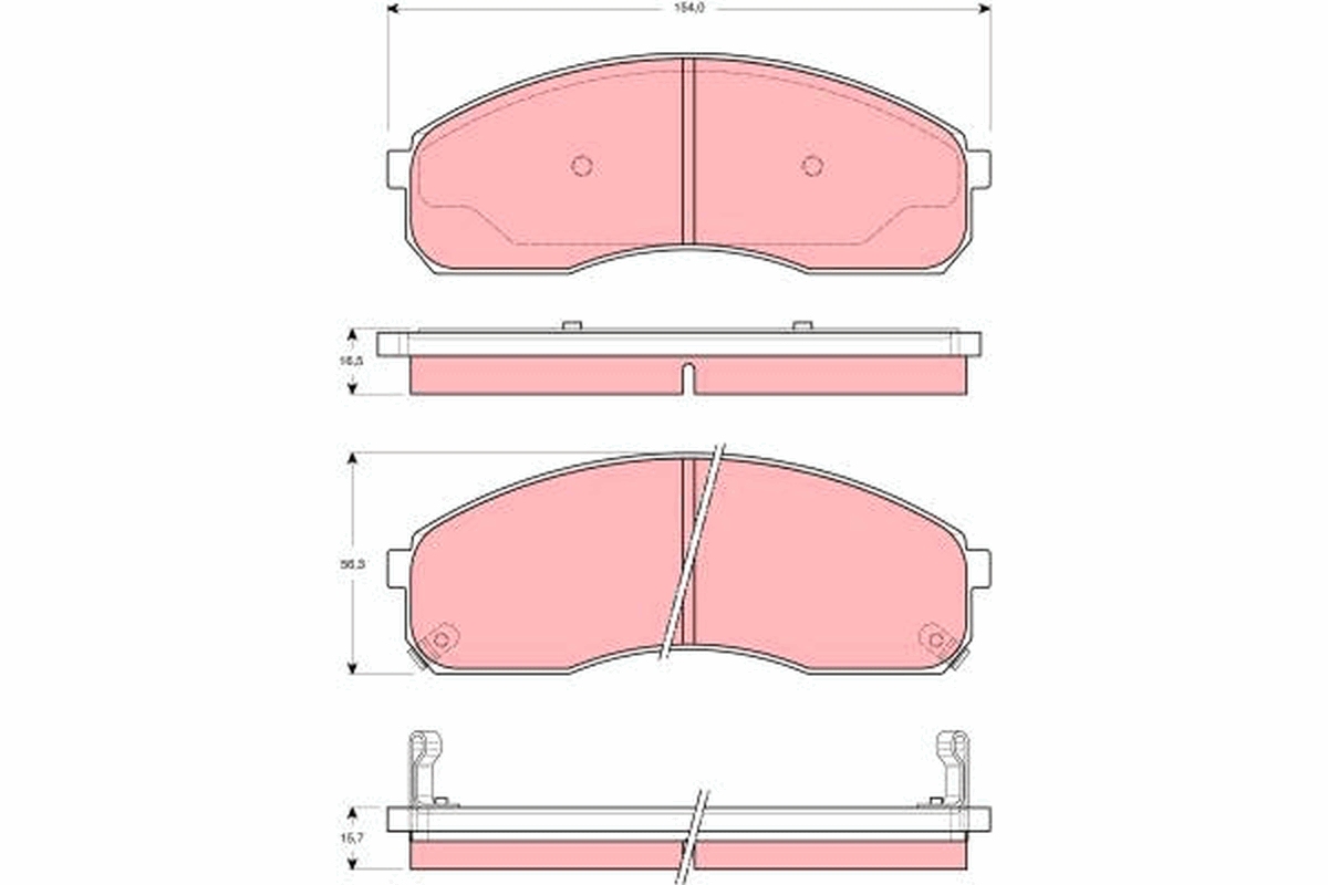 Pastiglie freno TRW GDB3261