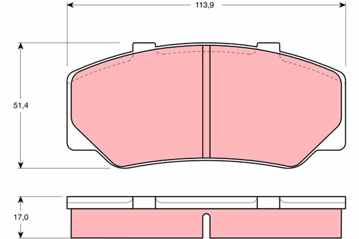 Pastiglie freno TRW GDB329