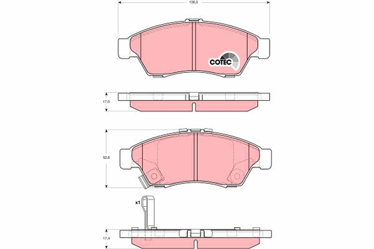 Pastiglie freno TRW GDB3290