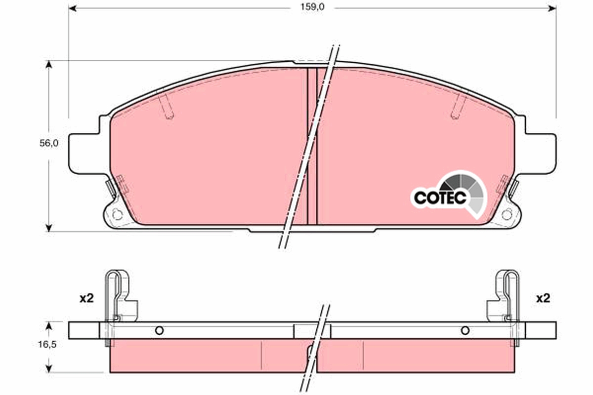 Pastiglie freno TRW GDB3312