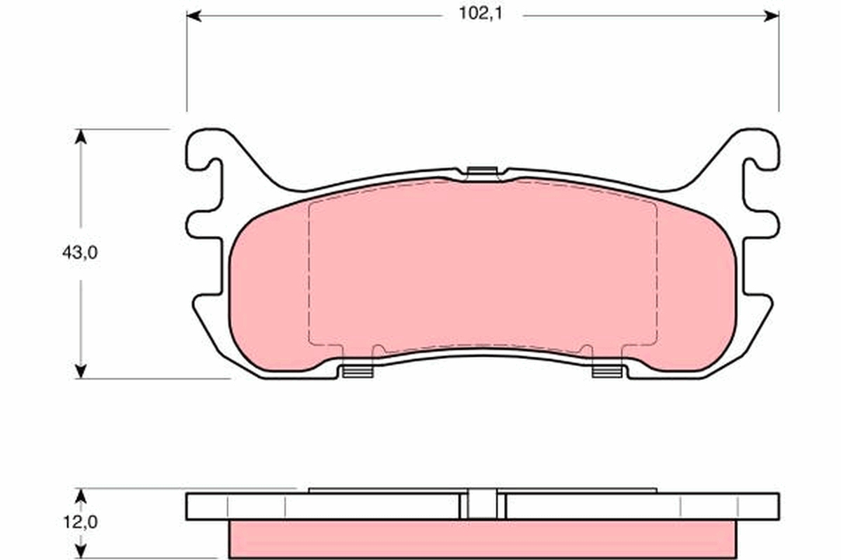 Pastiglie freno TRW GDB3319