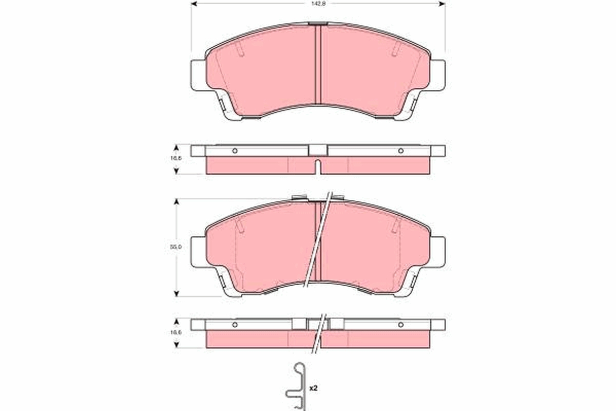 Pastiglie freno TRW GDB3321