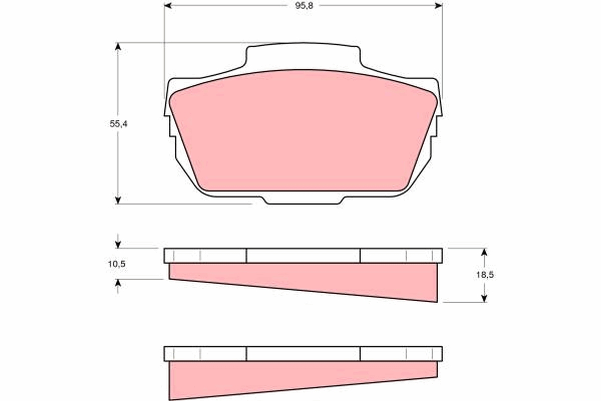 Pastiglie freno TRW GDB337