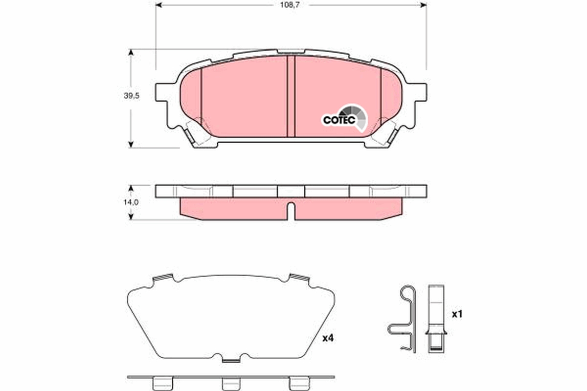Pastiglie freno TRW GDB3395
