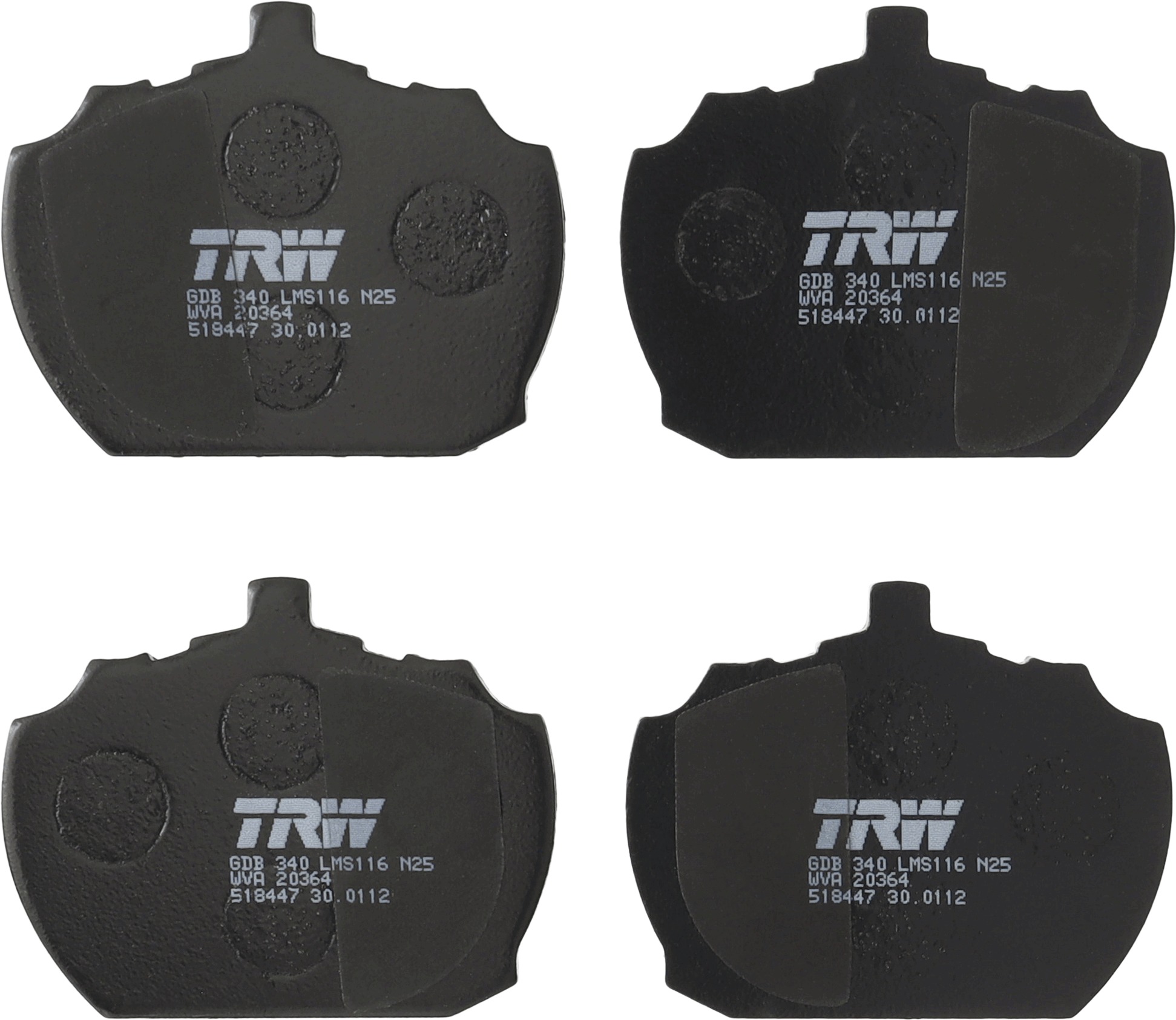 Pastiglie freno TRW GDB340