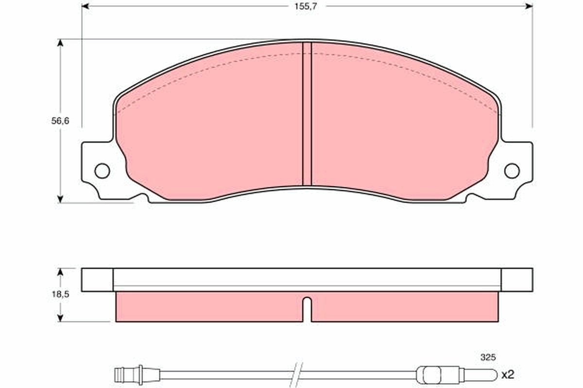 Pastiglie freno TRW GDB344