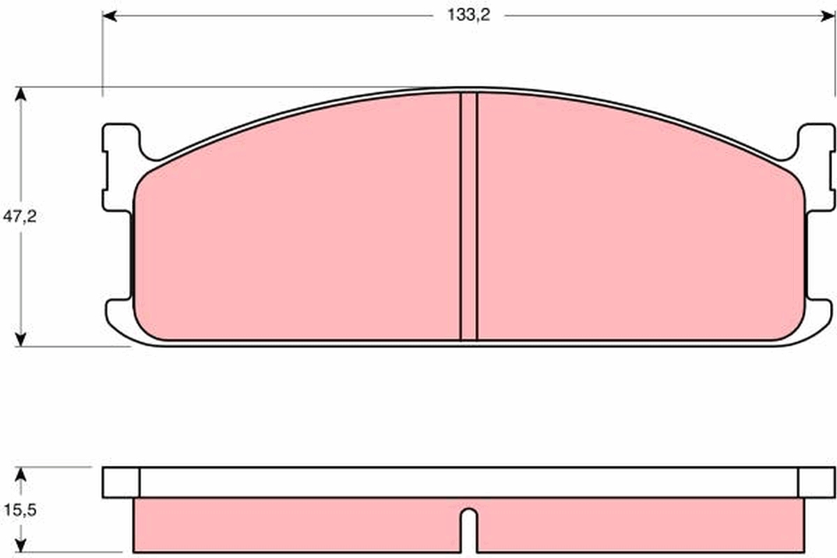 Pastiglie freno TRW GDB345