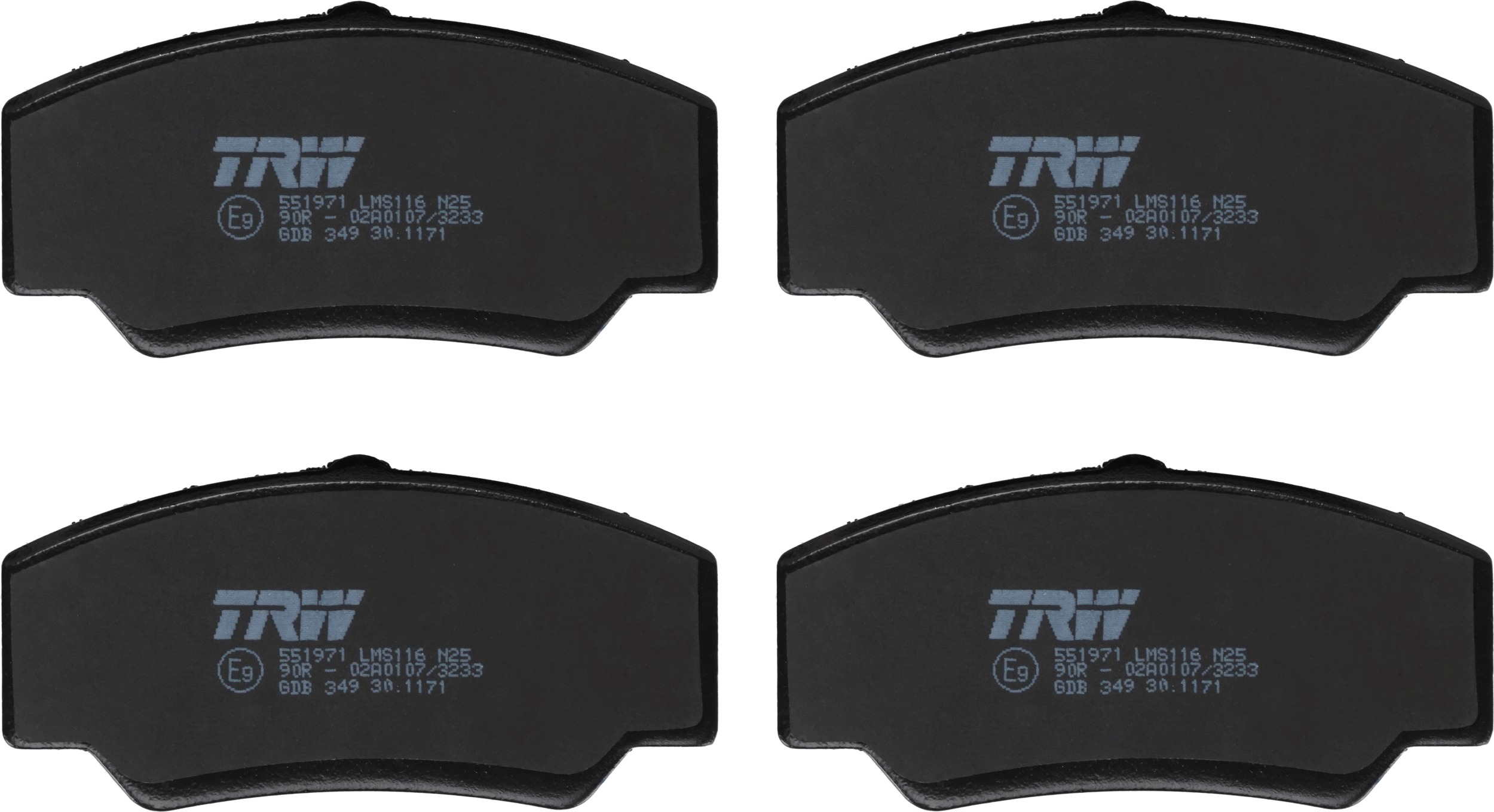 Pastiglie freno TRW GDB349