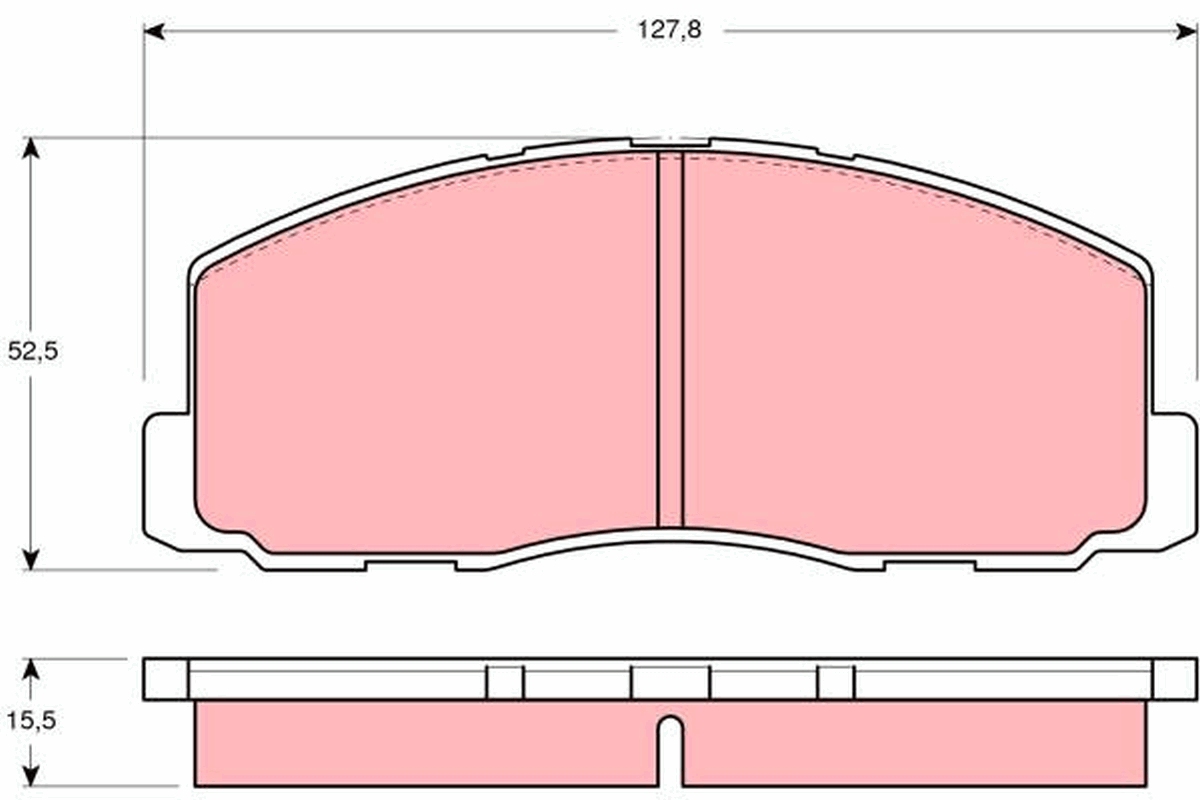 Pastiglie freno TRW GDB355