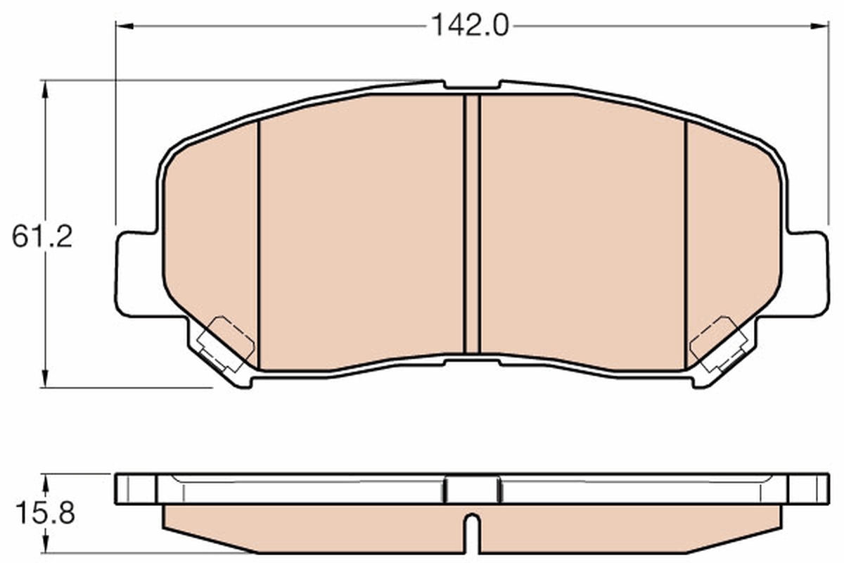 Pastiglie freno TRW GDB3562