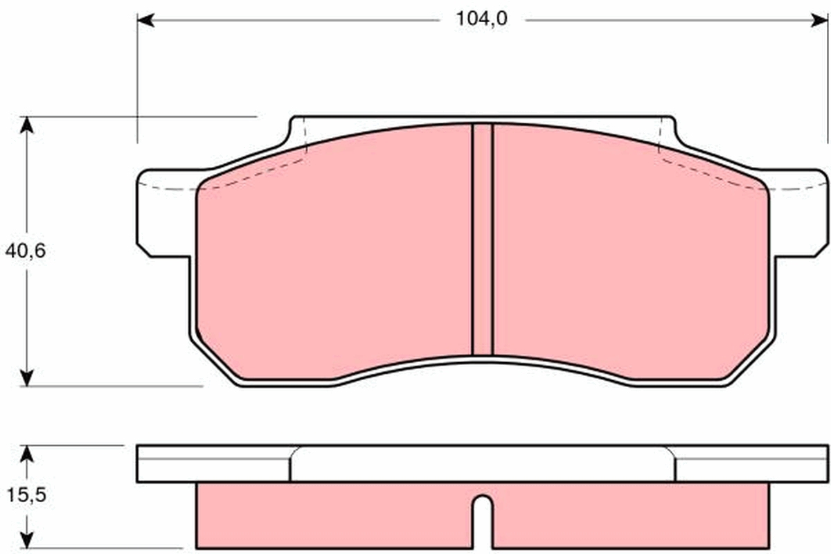 Pastiglie freno TRW GDB361