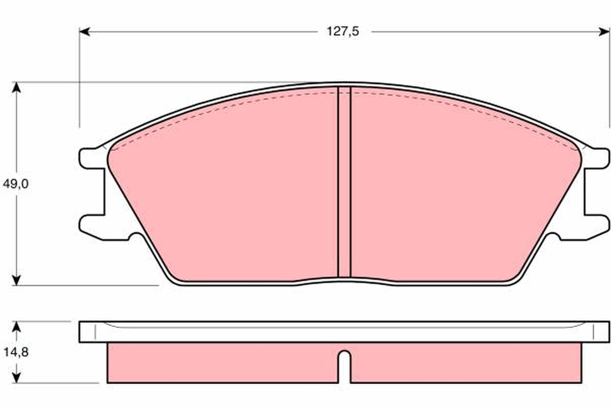 Pastiglie freno TRW GDB373