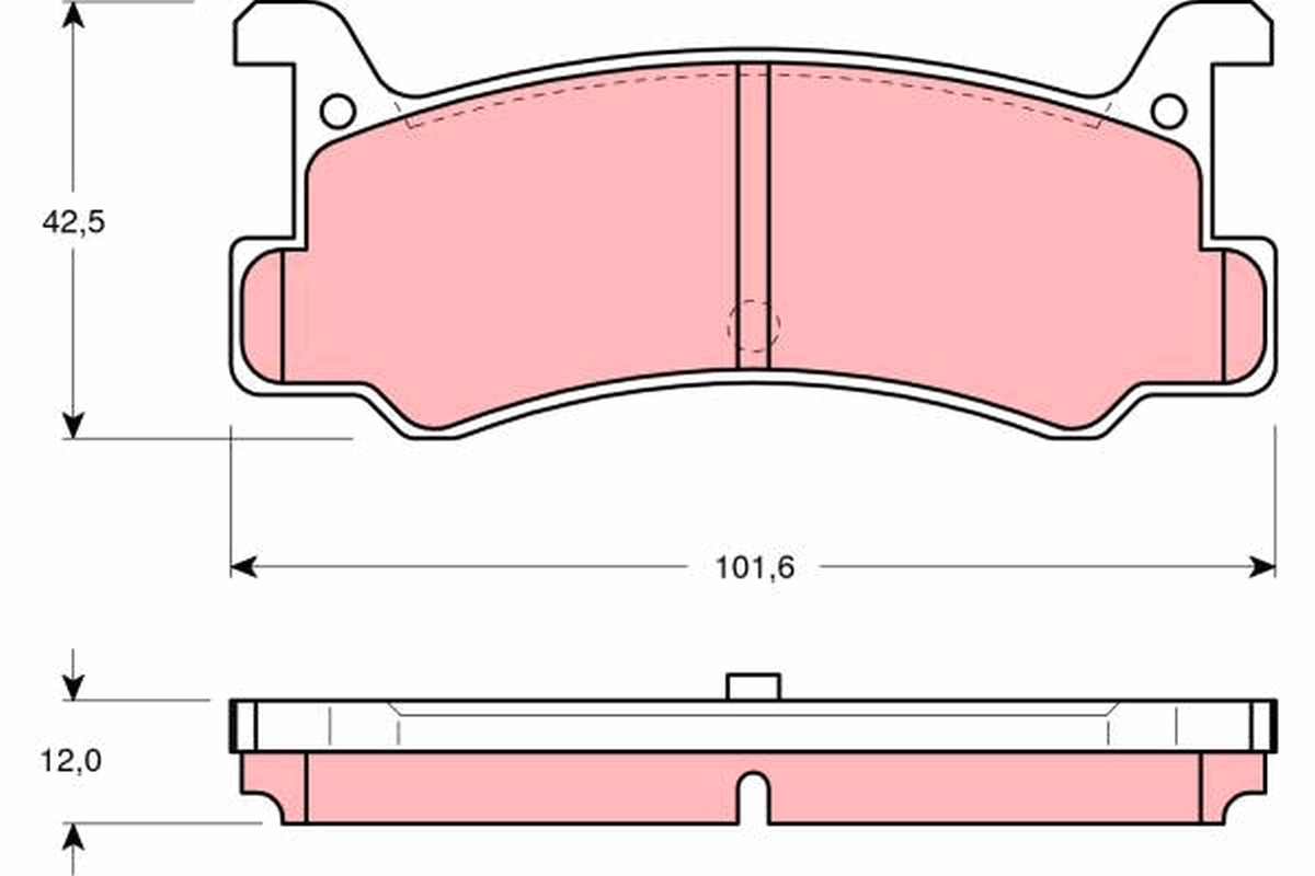 Pastiglie freno TRW GDB375