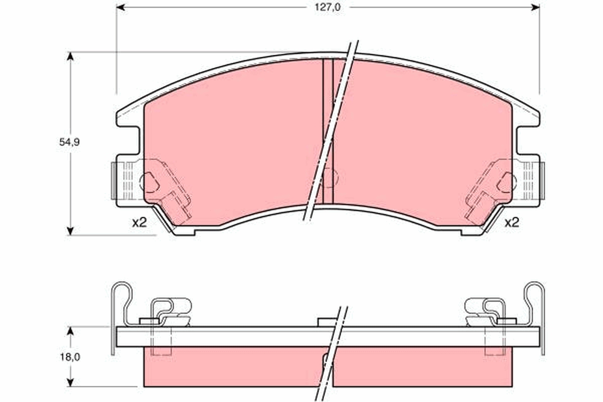 Pastiglie freno TRW GDB380