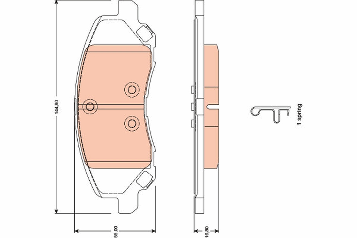 Pastiglie freno TRW GDB4141