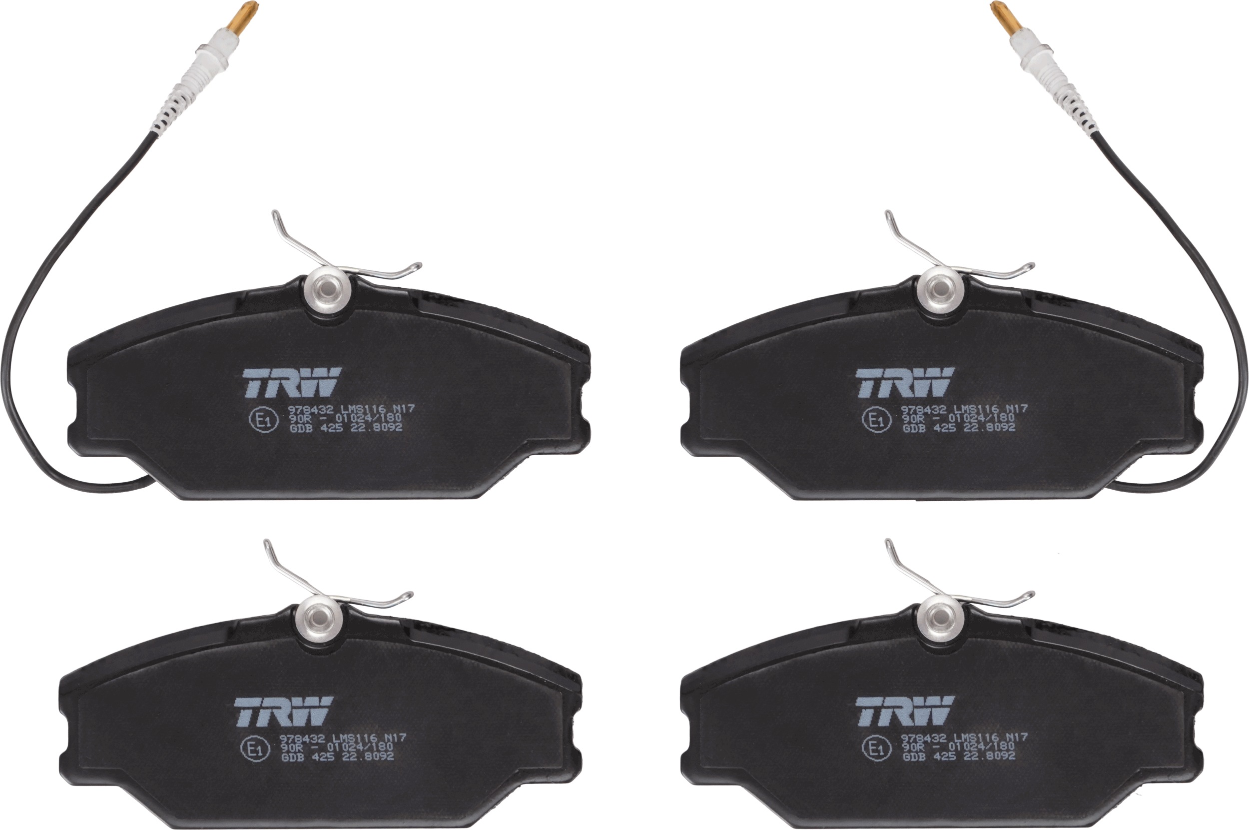 Pastiglie freno TRW GDB425