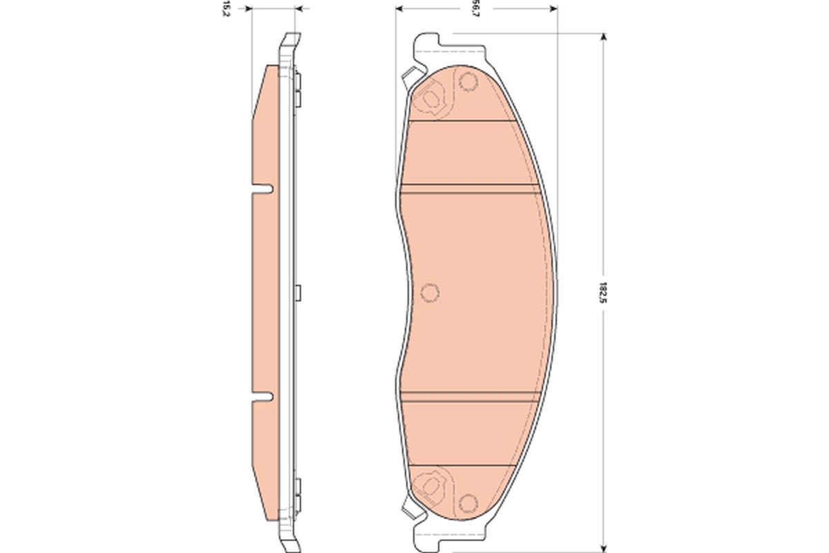 Pastiglie freno TRW GDB4601