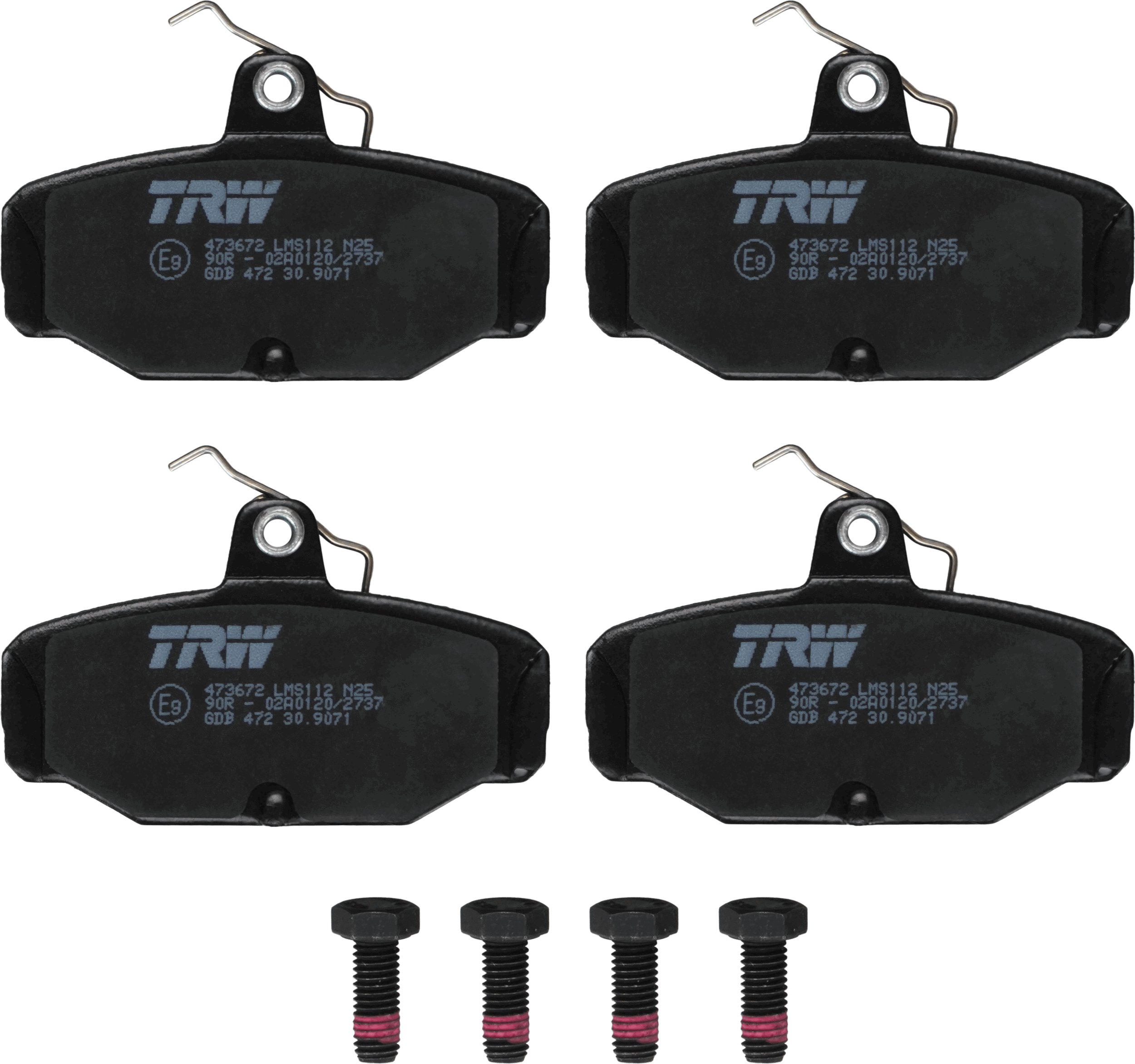Pastiglie freno TRW GDB472
