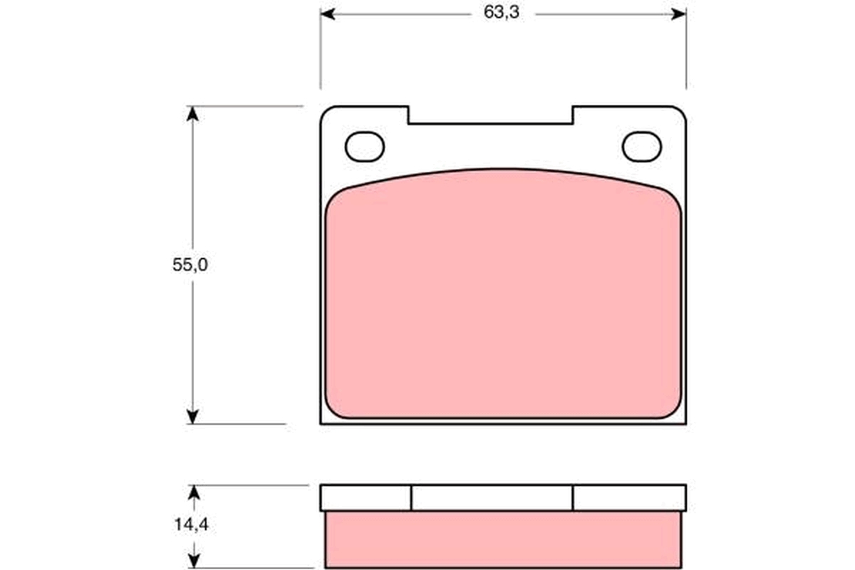 Pastiglie freno TRW GDB533