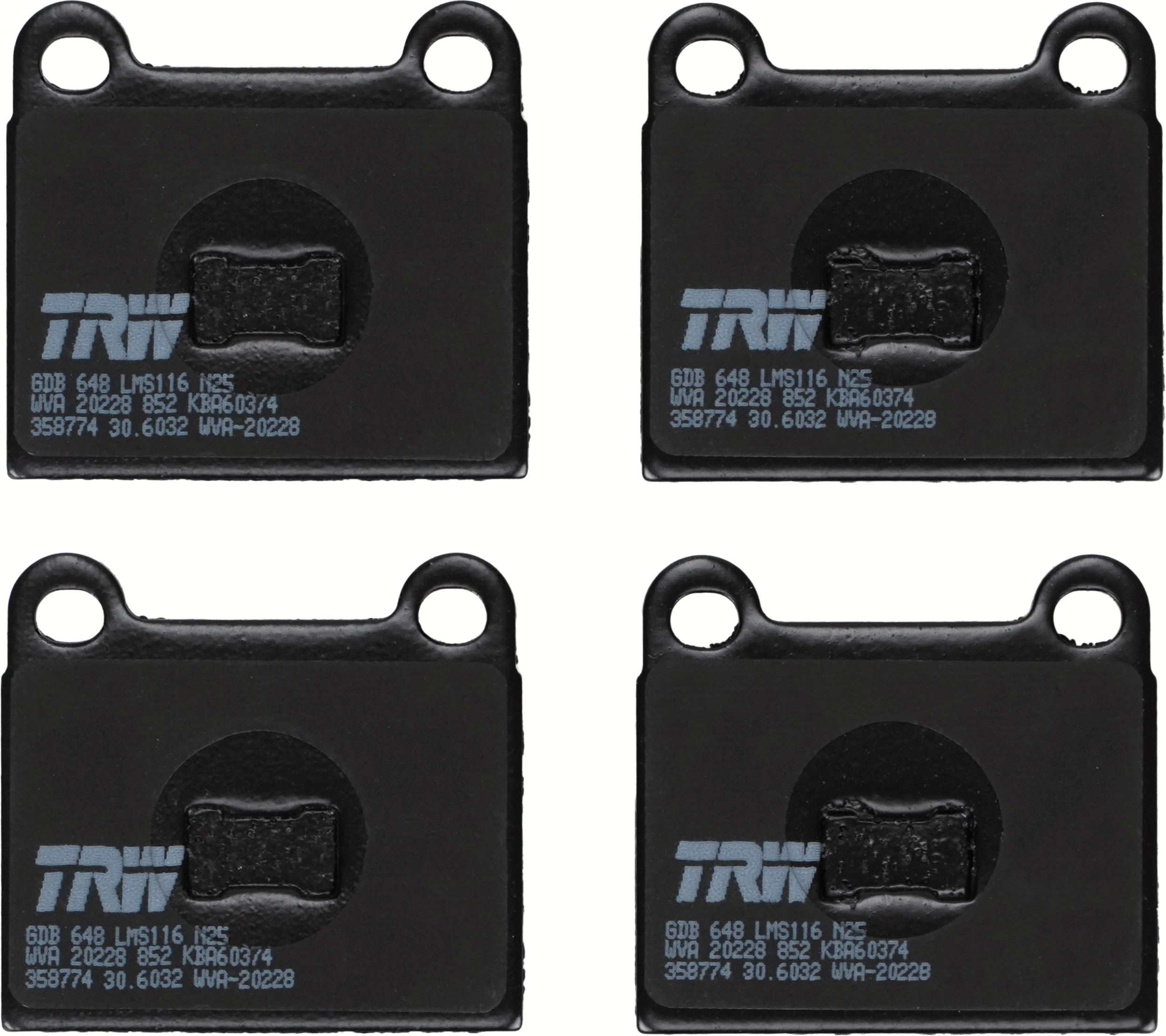 Pastiglie freno TRW GDB648