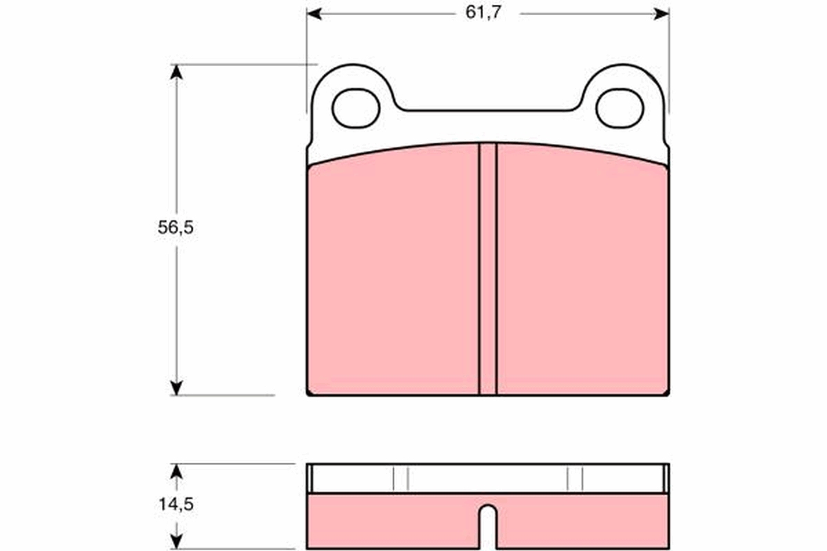 Pastiglie freno TRW GDB656
