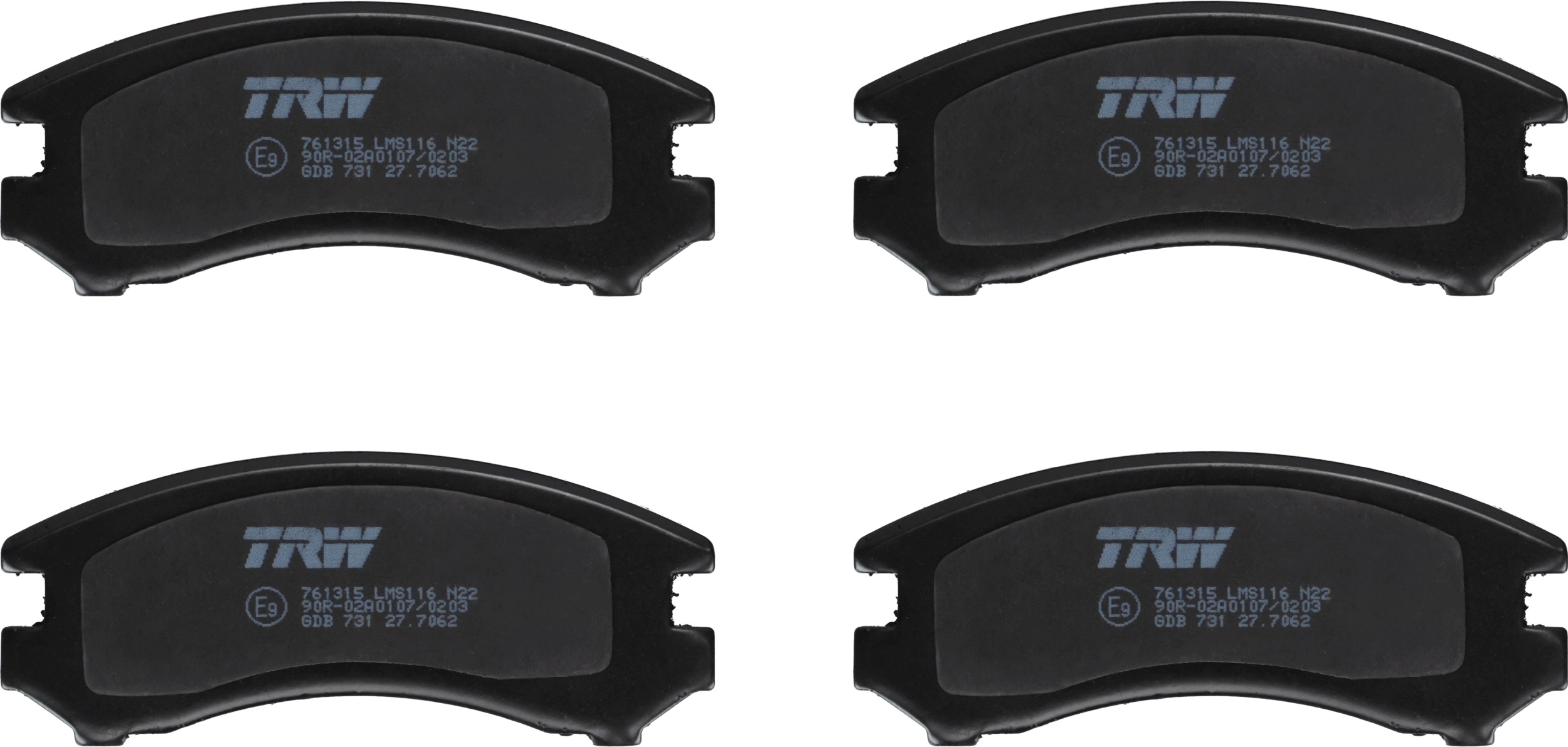 Pastiglie freno TRW GDB731