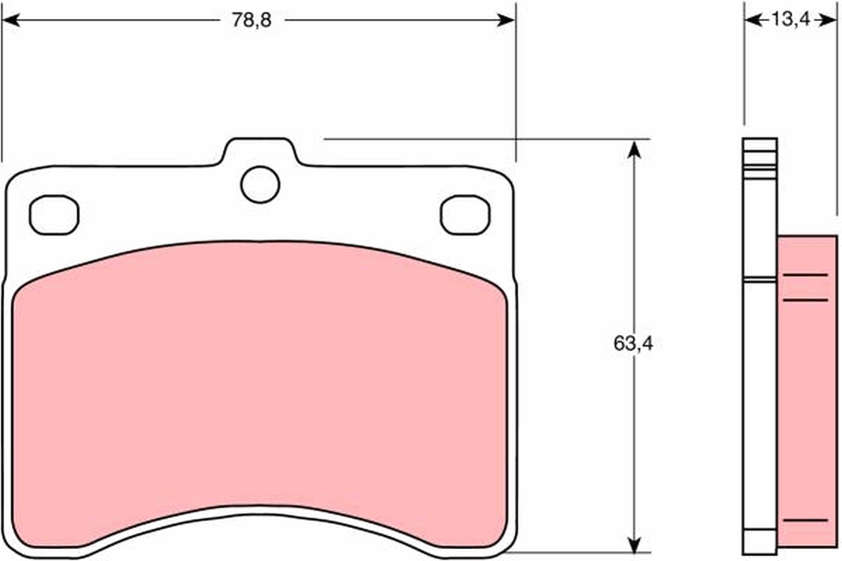 Pastiglie freno TRW GDB736