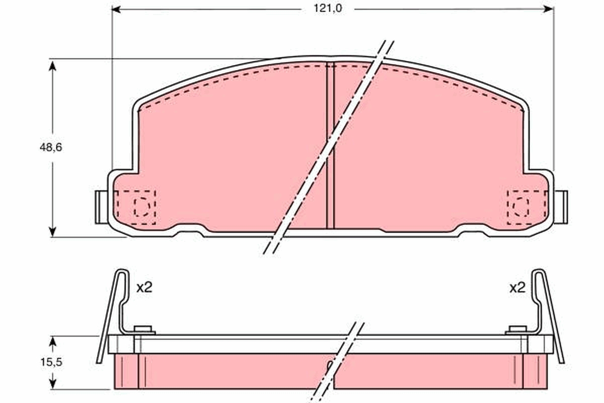 Pastiglie freno TRW GDB749