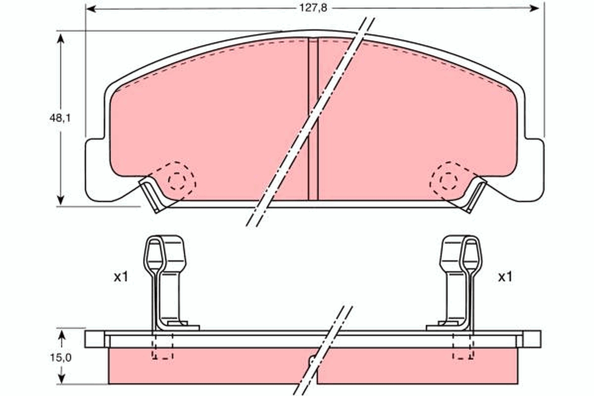 Pastiglie freno TRW GDB764