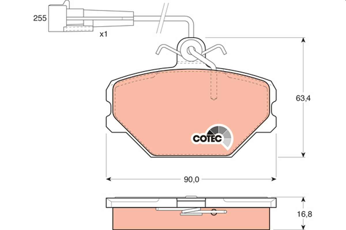 Pastiglie freno TRW GDB833
