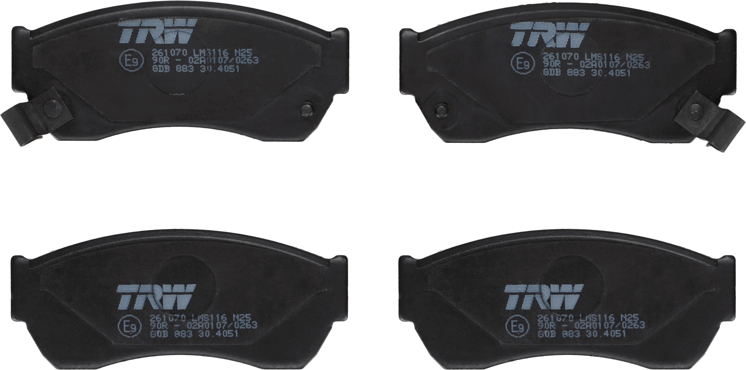 Pastiglie freno TRW GDB883