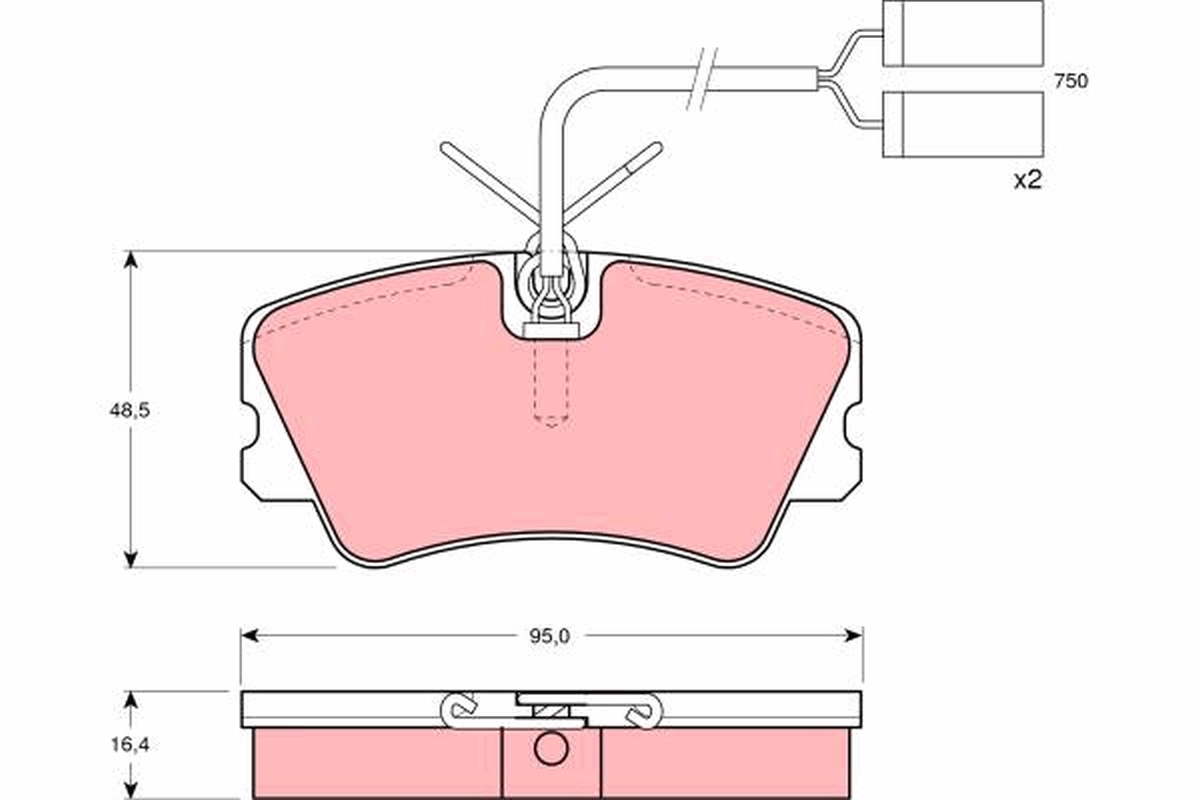 Pastiglie freno TRW GDB900