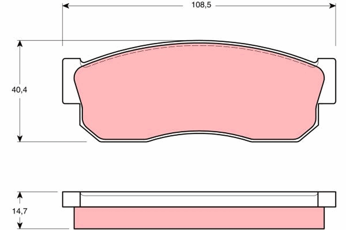 Pastiglie freno TRW GDB988