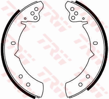 Kit ganasce freno TRW GS6060