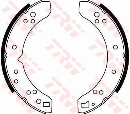 Kit ganasce freno TRW GS6070
