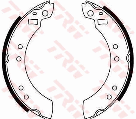 Kit ganasce freno TRW GS6124