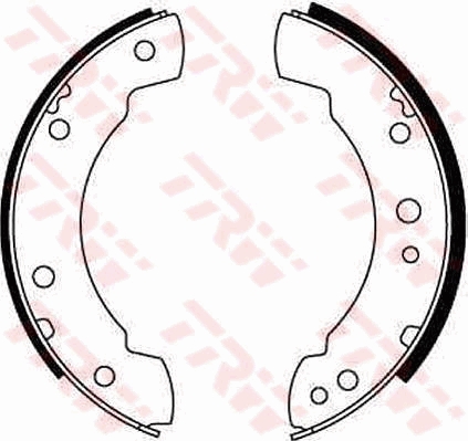 Kit ganasce freno TRW GS6140