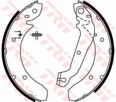 Kit ganasce freno TRW GS6166