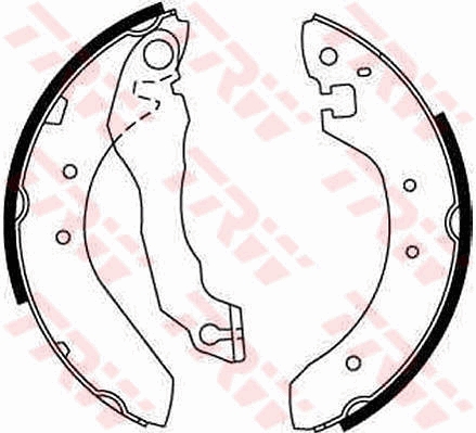 Kit ganasce freno TRW GS6176