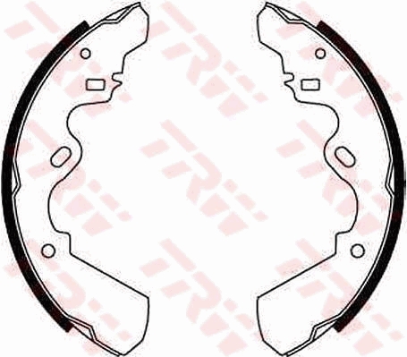 Kit ganasce freno TRW GS6204